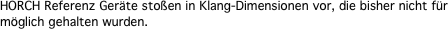 HORCH Referenz Ger�te sto�en in